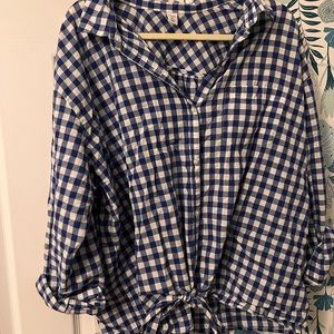 Torrid plaid button down 2X